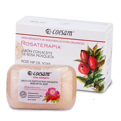 Jabón con Aceite de Rosa Mosqueta Orgánico